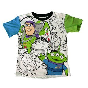 Disney Pixar Toy Story Boys Short Sleeve T-Shirt | Buzz Lightyear Graphic Tee